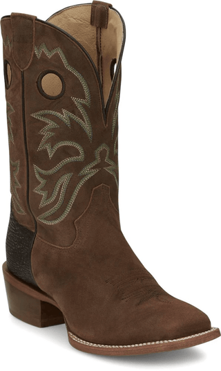 Justin Justin Men’s Hudson Clay Suede Western Boot