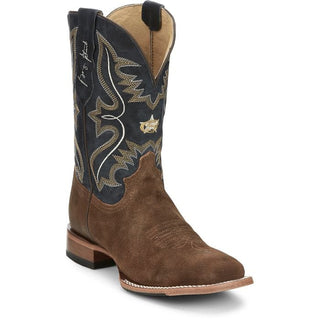 Justin Mens Dillon Waxy Tan Pull On Western Boot - Cowboy SwaggerJustin Mens Dillon Waxy Tan Pull On Western Boot