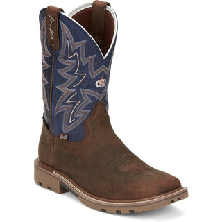 Justin Men’s Dusty 11” Cedar Brown Western Work Boot - Cowboy SwaggerJustin Men’s Dusty 11” Cedar Brown Western Work BootBoots
