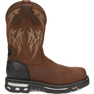 Justin Men’s Frontline Hiviz 11” Nano Composite Toe Work Boot - Cowboy SwaggerJustin Men’s Frontline Hiviz 11” Nano Composite Toe Work BootBoots