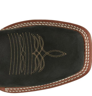 Justin Mens Hombre Matte Black Cowhide Boots - Cowboy SwaggerJustin Mens Hombre Matte Black Cowhide BootsBoots