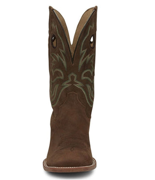 Justin Men’s Hudson Clay Suede Western Boot - Cowboy SwaggerJustin Men’s Hudson Clay Suede Western Boot