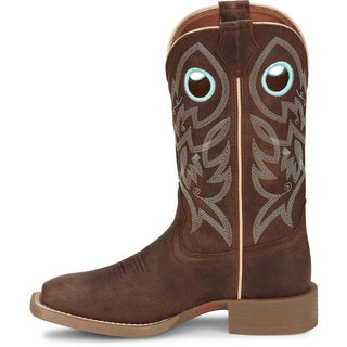 Justin Womens Liberty 11" Spicy Brown Leather Water Buffalo Western Boot - Cowboy SwaggerJustin Womens Liberty 11" Spicy Brown Leather Water Buffalo Western BootBoots