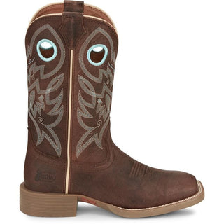 Justin Womens Liberty 11" Spicy Brown Leather Water Buffalo Western Boot - Cowboy SwaggerJustin Womens Liberty 11" Spicy Brown Leather Water Buffalo Western BootBoots