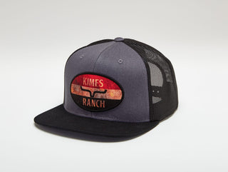 Kimes Ranch American Standard Trucker Charcoal Cap - Cowboy SwaggerKimes Ranch American Standard Trucker Charcoal CapHats
