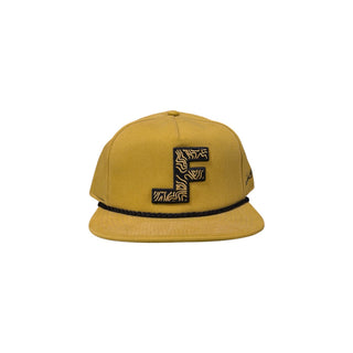 Lane Frost Arena Mustard Western Snapback Cap - Cowboy SwaggerLane Frost Arena Mustard Western Snapback CapWestern Snapback Hats