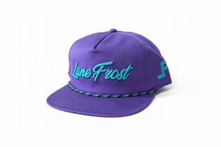Lane Frost Bolo Cord Snapback Hat – Purple - Cowboy SwaggerLane Frost Bolo Cord Snapback Hat – Purple