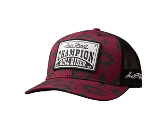 Lane Frost Duke Snapback Cap – Red Western Trucker Hat - Cowboy SwaggerLane Frost Duke Snapback Cap – Red Western Trucker HatWestern Snapback Hats
