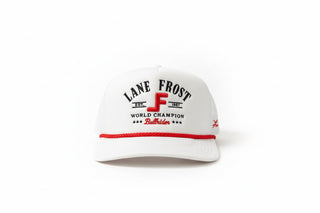 Lane Frost Tough Trucker Cap | White Mesh Western Bull Rider Hat - Cowboy SwaggerLane Frost Tough Trucker Cap | White Mesh Western Bull Rider HatHats