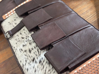 Leather and Cowhide Rifle Case – Western Soft Gun Case with Storage Pockets - Cowboy SwaggerLeather and Cowhide Rifle Case – Western Soft Gun Case with Storage Pockets