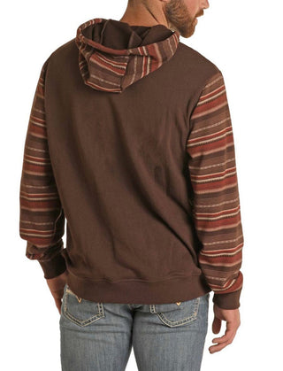 Men’s Rock & Roll Denim Printed Hoodie – Style BM94T0300 - Cowboy SwaggerMen’s Rock & Roll Denim Printed Hoodie – Style BM94T0300Shirts & Tops