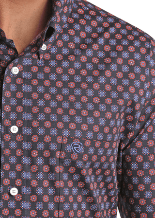 Men’s Western Shirt with Medallion Yokes – Style BMB3S03341 - Cowboy SwaggerMen’s Western Shirt with Medallion Yokes – Style BMB3S03341Men's Shirts