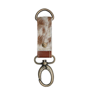 Myra Brown &White Key Fob - Cowboy SwaggerMyra Brown &White Key FobAccesories