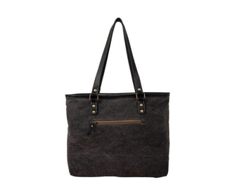 Myra Cattle Brun Canvas & Hairon Bag - Cowboy SwaggerMyra Cattle Brun Canvas & Hairon Bag