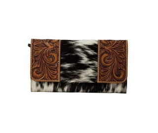 Myra Classic Country Hand Tooled Wallet - Cowboy SwaggerMyra Classic Country Hand Tooled Wallet