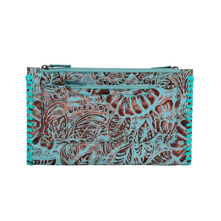 Myra Delilah Creek Hand Tooled Stiched Wallet - Cowboy SwaggerMyra Delilah Creek Hand Tooled Stiched WalletWallets & Money Clips