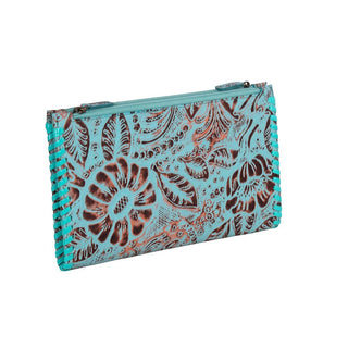 Myra Delilah Creek Hand Tooled Stiched Wallet - Cowboy SwaggerMyra Delilah Creek Hand Tooled Stiched WalletWallets & Money Clips