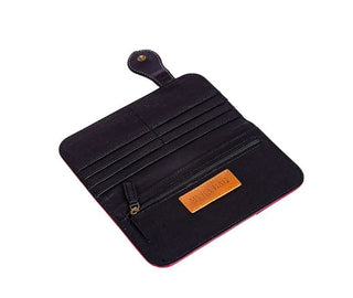 Myra Elkerson Ridge Wallet Black and Hot Pink - Cowboy SwaggerMyra Elkerson Ridge Wallet Black and Hot PinkWallets & Money Clips