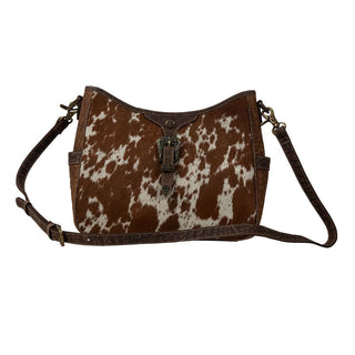 Myra Heartwood Leather and Hairon Bag - Cowboy SwaggerMyra Heartwood Leather and Hairon Bag