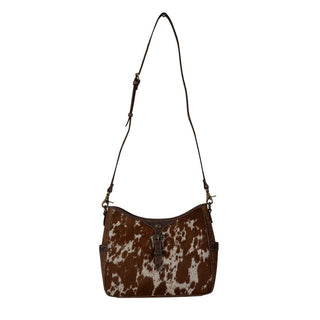 Myra Heartwood Leather and Hairon Bag - Cowboy SwaggerMyra Heartwood Leather and Hairon Bag
