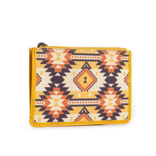 Myra Mynora Springs Mini Credit card Holder Yellow Aztec - Cowboy SwaggerMyra Mynora Springs Mini Credit card Holder Yellow Aztec