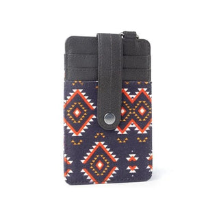 Myra Taralongo Vista Credit Card Holder Black and Red - Cowboy SwaggerMyra Taralongo Vista Credit Card Holder Black and Red