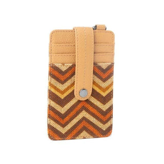 Myra Taralongo Vista Credit Card Holder Brown Chevron - Cowboy SwaggerMyra Taralongo Vista Credit Card Holder Brown Chevron