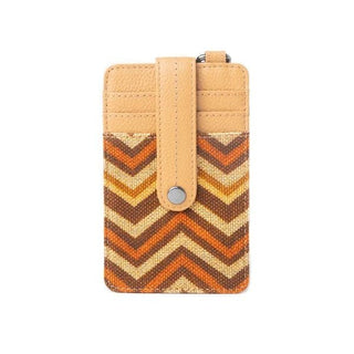Myra Taralongo Vista Credit Card Holder Brown Chevron - Cowboy SwaggerMyra Taralongo Vista Credit Card Holder Brown Chevron