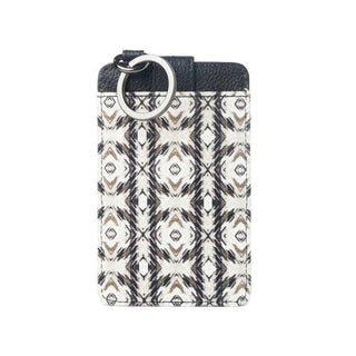 Myra Taralongo Vista Credit Card Holder White Aztec - Cowboy SwaggerMyra Taralongo Vista Credit Card Holder White Aztec