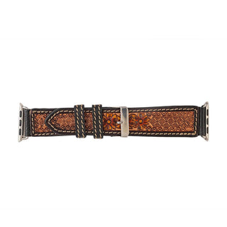 Myra Tyler Springs Hand Tooled Leather Watch Band 38/40MM - Cowboy SwaggerMyra Tyler Springs Hand Tooled Leather Watch Band 38/40MM