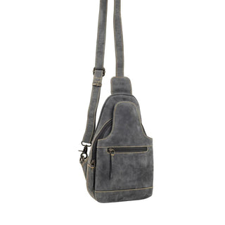 Myra Western Ford Sling Bag in Coal - Cowboy SwaggerMyra Western Ford Sling Bag in Coal