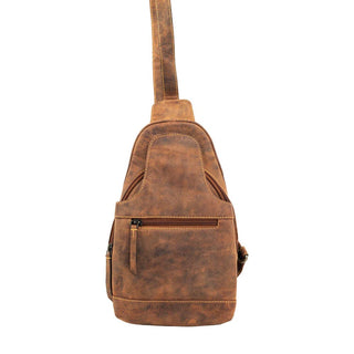 Myra Western Fork Sling Bag in Camel - Cowboy SwaggerMyra Western Fork Sling Bag in Camel