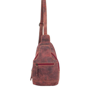 Myra Western Fork Sling Bag In Red Russet - Cowboy SwaggerMyra Western Fork Sling Bag In Red RussetAccesories