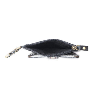 Myra Wildflowers of the Prairie Hair-On Hide Credit Card Holder Wallet – Black & Brown - Cowboy SwaggerMyra Wildflowers of the Prairie Hair-On Hide Credit Card Holder Wallet – Black & BrownPurse
