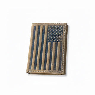 Nocona American Flag Embossed Leather Trifold Wallet N500044302 - Cowboy SwaggerNocona American Flag Embossed Leather Trifold Wallet N500044302Wallets & Money Clips