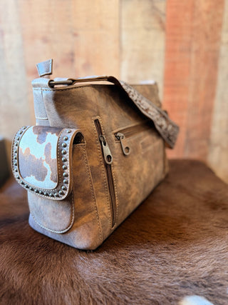 Nocona Belt Co. Jessi Ray Braided Concealed Carry Purse – Brown Western Handbag - Cowboy SwaggerNocona Belt Co. Jessi Ray Braided Concealed Carry Purse – Brown Western Handbag