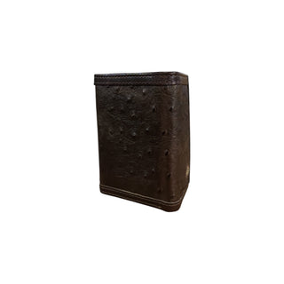 Nocona Brown Ostrich Trifold Wallet - Cowboy SwaggerNocona Brown Ostrich Trifold WalletWallets & Money Clips