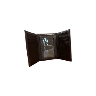 Nocona Brown Ostrich Trifold Wallet - Cowboy SwaggerNocona Brown Ostrich Trifold WalletWallets & Money Clips