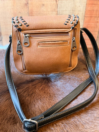 Nocona Conceal Carry Studded Concho Crossbody Bag - Cowboy SwaggerNocona Conceal Carry Studded Concho Crossbody Bag