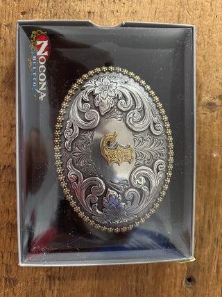 Nocona J Initial Belt Buckle - Cowboy SwaggerNocona J Initial Belt Buckle