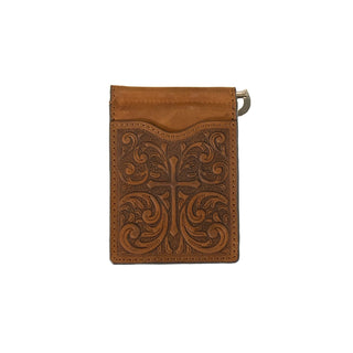Nocona Men’s Bi - Fold Wallet – Embossed Cross Leather with Money Clip - Cowboy SwaggerNocona Men’s Bi - Fold Wallet – Embossed Cross Leather with Money ClipHandbags, Wallets & Cases