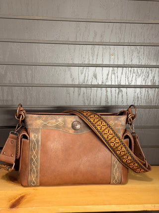 Nocona Western Ivy Satchel Concealed Carry Studded Purse - Cowboy SwaggerNocona Western Ivy Satchel Concealed Carry Studded Purse
