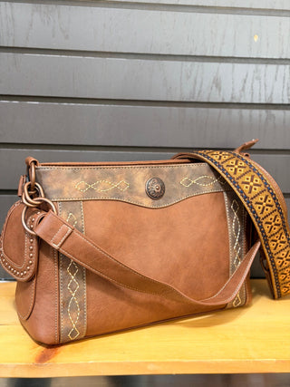 Nocona Western Ivy Satchel Concealed Carry Studded Purse - Cowboy SwaggerNocona Western Ivy Satchel Concealed Carry Studded Purse