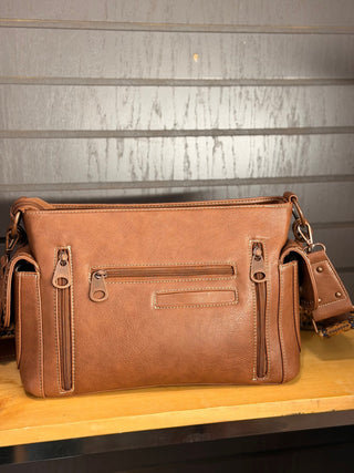 Nocona Western Ivy Satchel Concealed Carry Studded Purse - Cowboy SwaggerNocona Western Ivy Satchel Concealed Carry Studded Purse