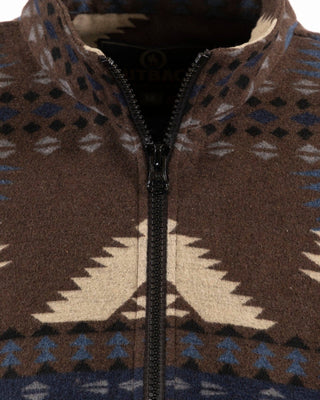 Outback Men’s Charlie Henley Brown Quarter Zip - Cowboy SwaggerOutback Men’s Charlie Henley Brown Quarter ZipShirts & Tops