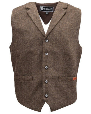 Outback Men's Jessie Vest Brown - Cowboy SwaggerOutback Men's Jessie Vest BrownVest