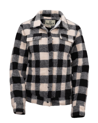 Outback Trading Co. Women’s Mary Kate Plaid Sherpa Jacket - Cowboy SwaggerOutback Trading Co. Women’s Mary Kate Plaid Sherpa JacketWomen's Outerwear