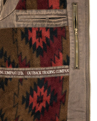 Outback Trading Comp Brown Landsman Vest - Cowboy SwaggerOutback Trading Comp Brown Landsman Vest