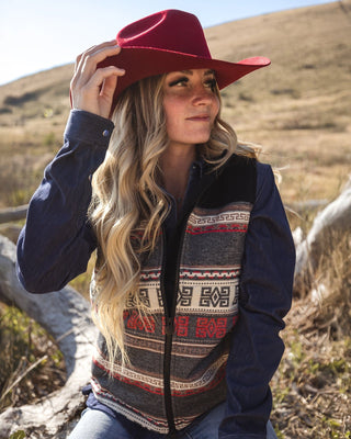 Outback Trading Company Women’s Rory Vest – Red (29899 - RED) - Cowboy SwaggerOutback Trading Company Women’s Rory Vest – Red (29899 - RED)