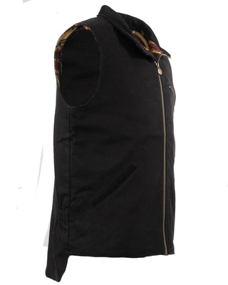 Outback Trading Men’s Sawbuck Vest – Style 29824 Black - Cowboy SwaggerOutback Trading Men’s Sawbuck Vest – Style 29824 Black
